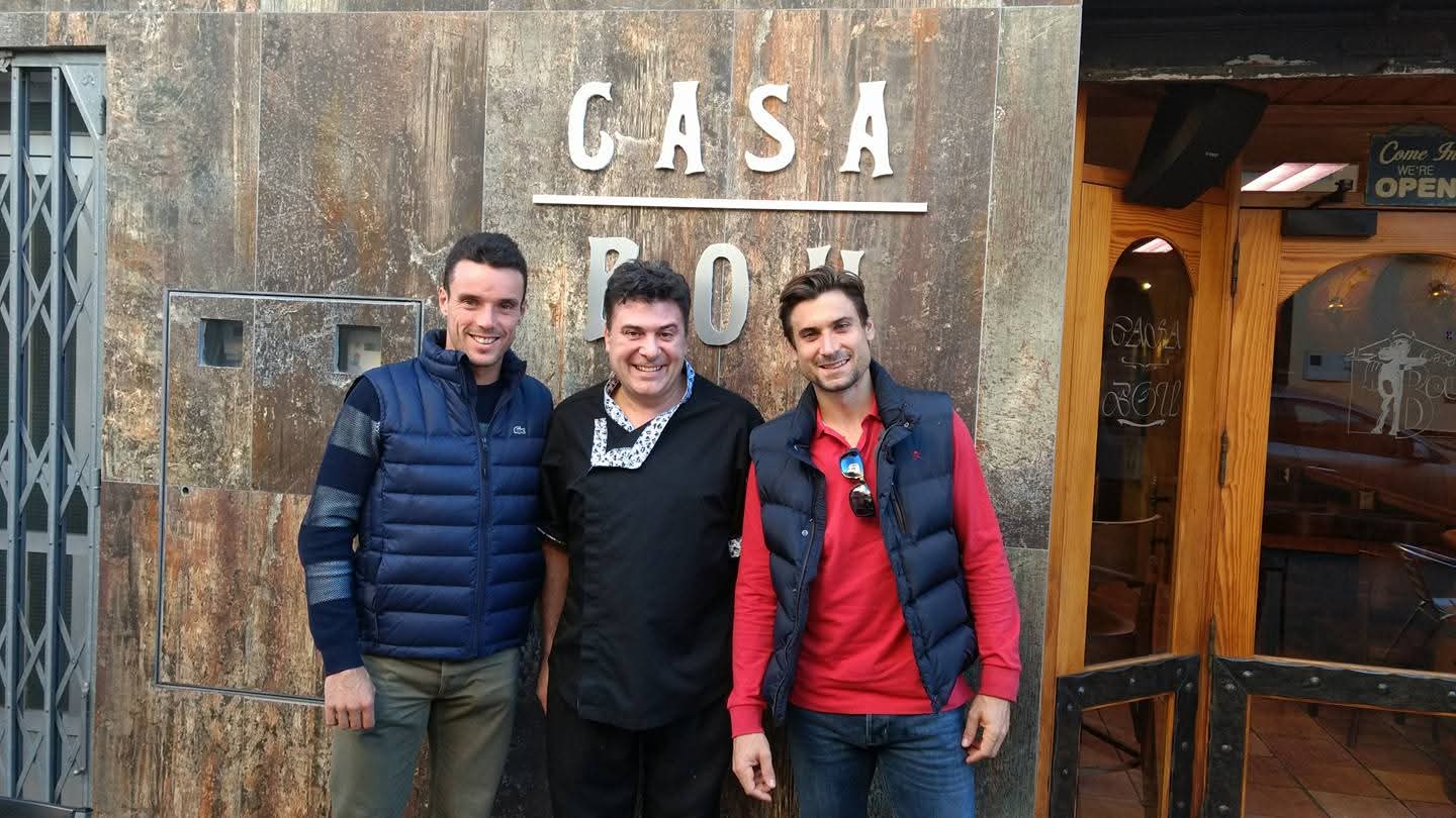Roberto Bautista y David Ferrer en Casa Bou
